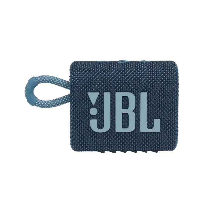 JBL Go 3 (JBLGO3WHT) - Enceinte Ultra-portable étanche - 5 heures d’autonomie - Son Pro Original - Blue/Pink/Red