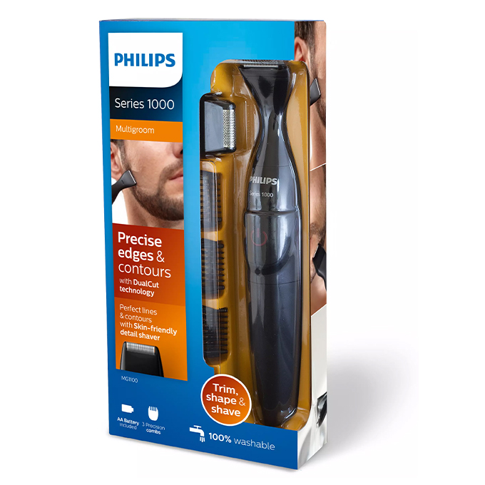 Philips MG1100-16 Tondeuse multi-styles Series 1000 avec 3 sabots de précision