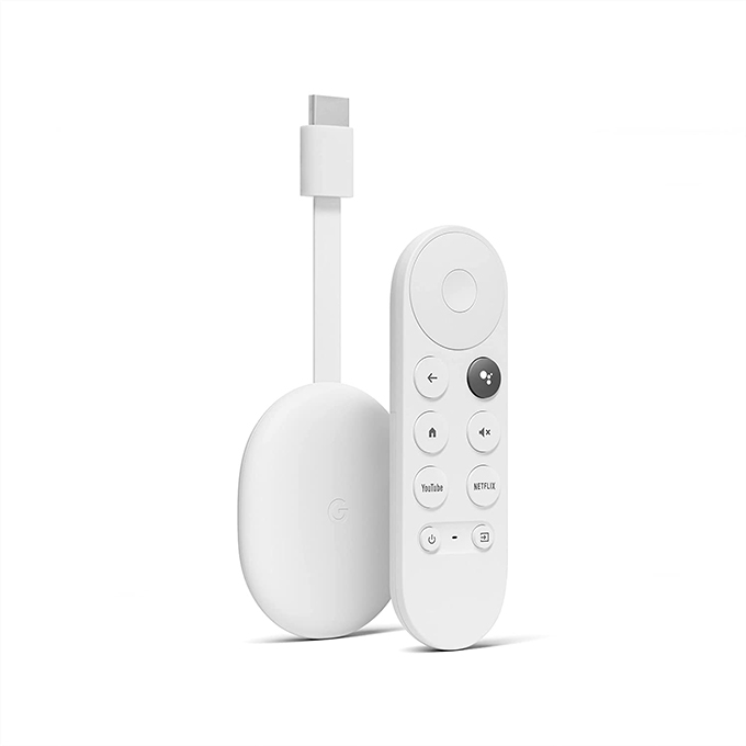 Chromecast avec Google TV (HD) - Streaming Stick Entertainment sur votre téléviseur avec recherche vocale - Regardez des films, des émissions et la télévision en direct en HD 1080p - Neige