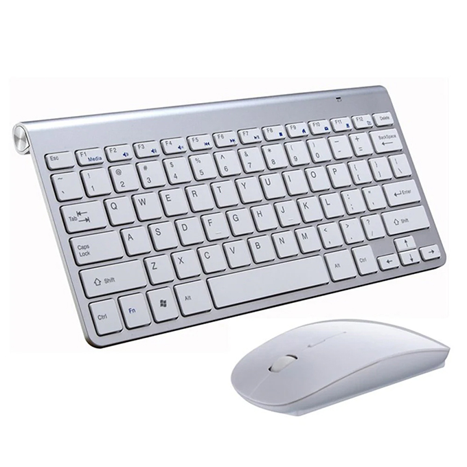 Wireless Slim Multimedia Keyboard & Mouse Combo (Claiver Souris Sans Fil)