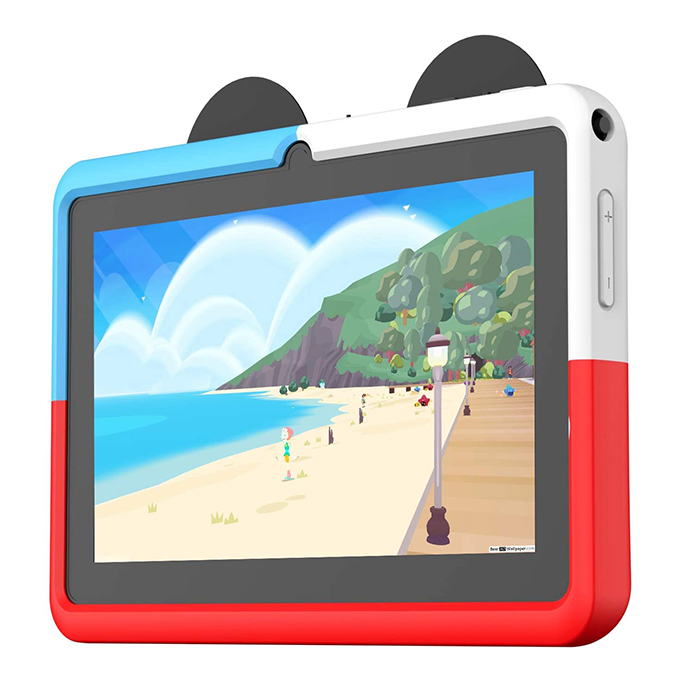Lenosed Kids Tab5 Tablet 7 inch 32GB rom 2GB ram Wi-Fi Qual Core Dual Camera With Gift (red)