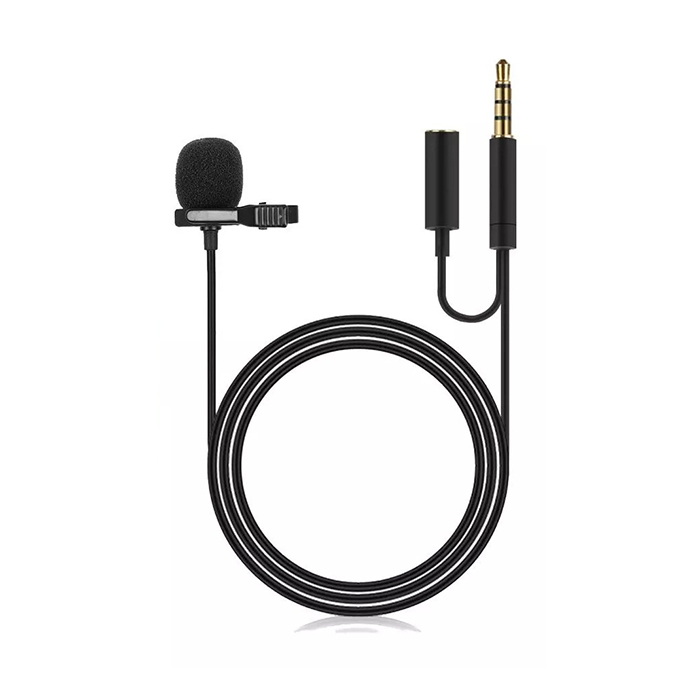 Lavalier MicroPhone JH-043-A - Micro Cravate avec réducteur de bruit type C